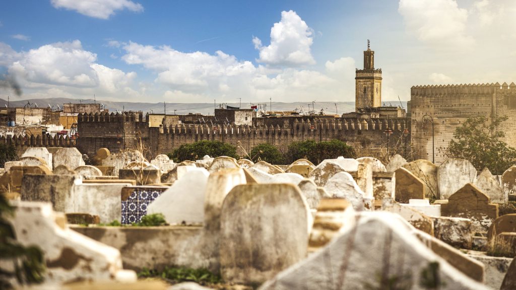 Fez cemetery and Medina
